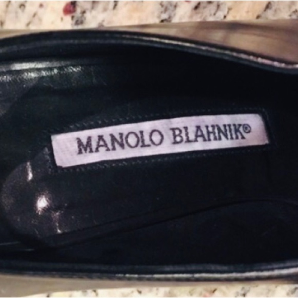 🎉HP🎉🔥 Manolo Blahnik🔥Vella Zipper Front🔥Slingback Bootie High Heels🔥 - Picture 4 of 15